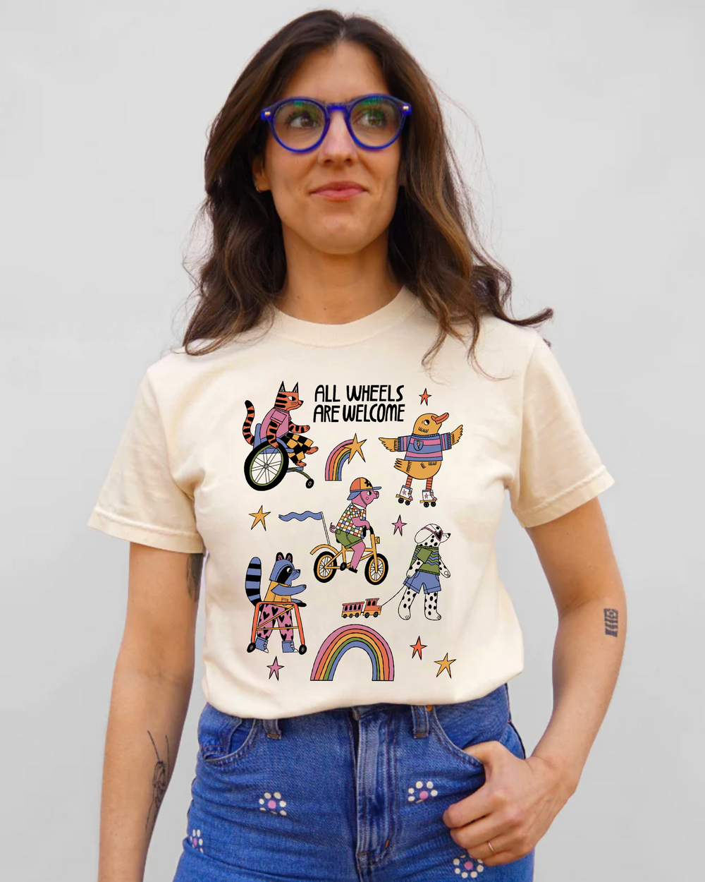 All Wheels Are Welcome Tee