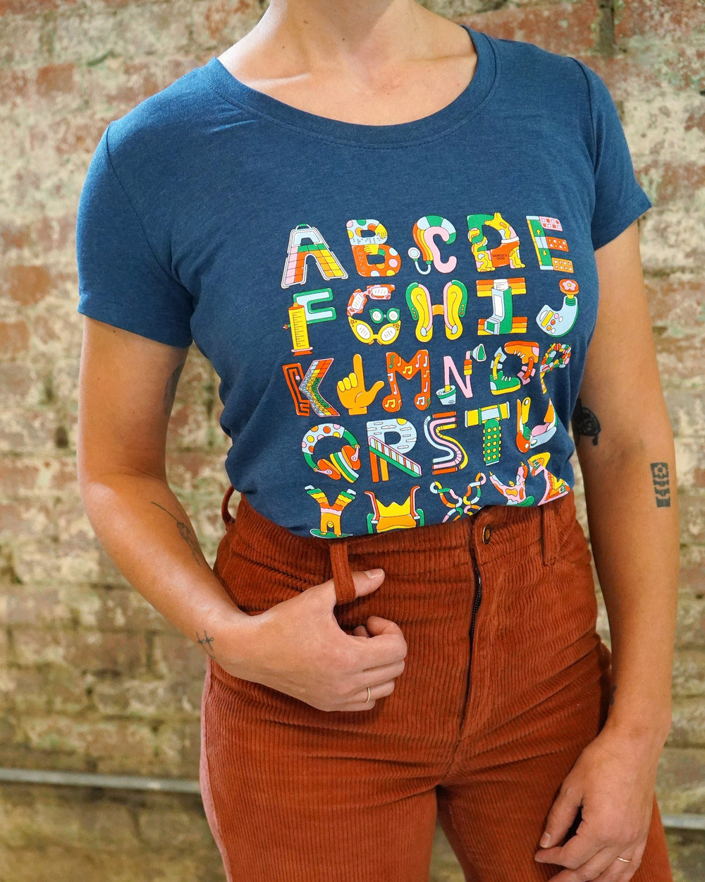 Accessible ABCs Scoop Neck Tee