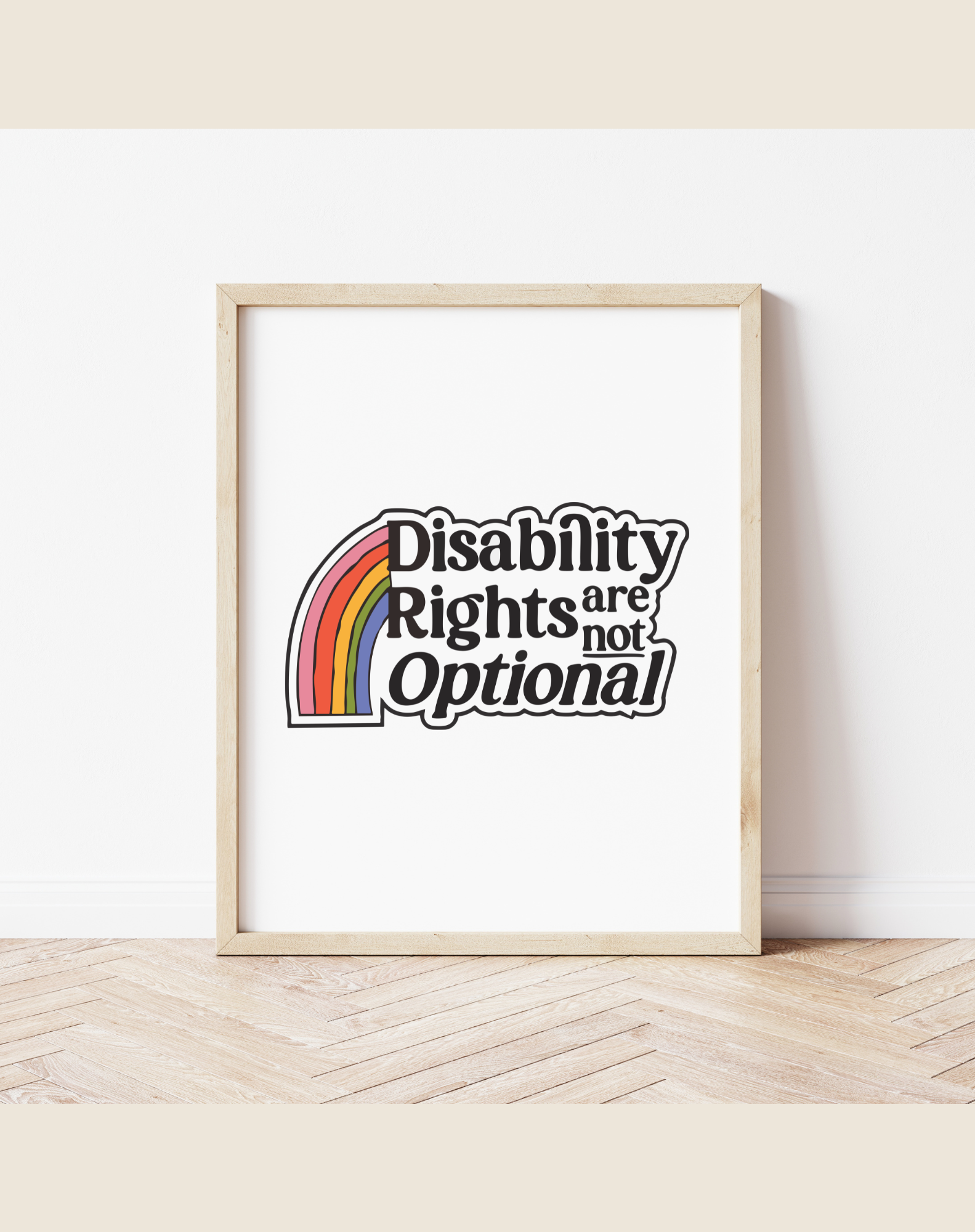 Disability Rights are not Optional Print