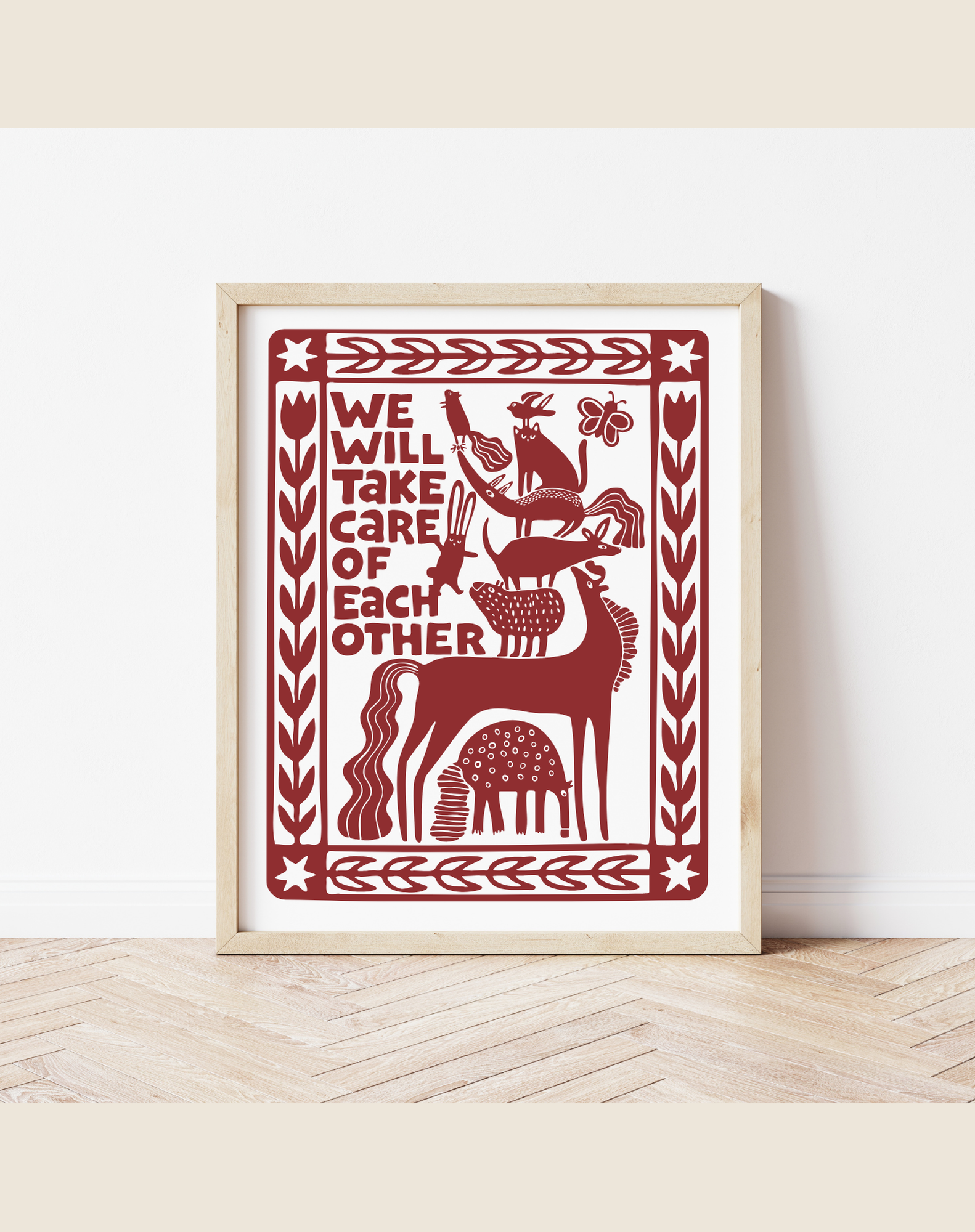 We Will Take Care of Each Other Print