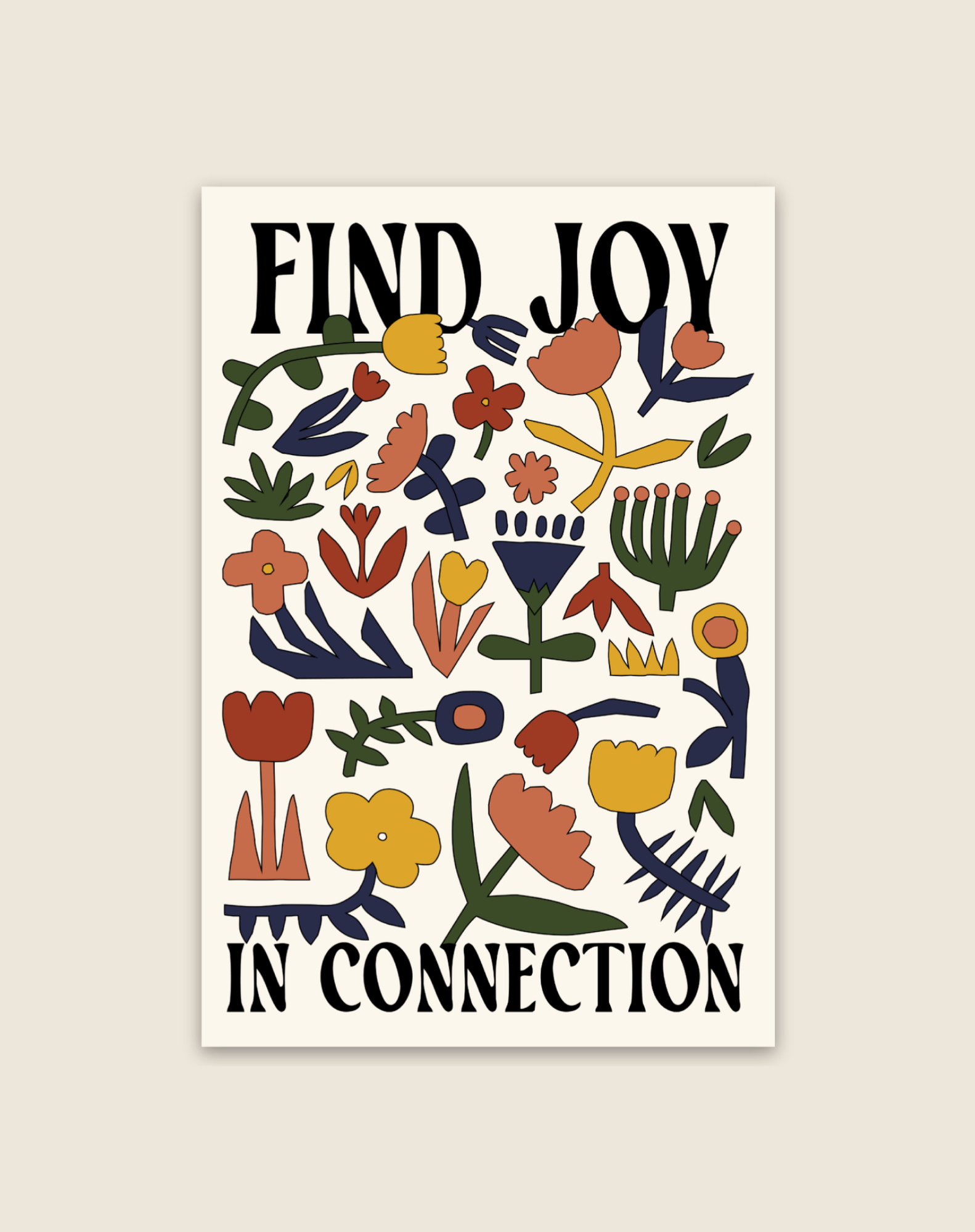 Find Joy in Connection Sticker