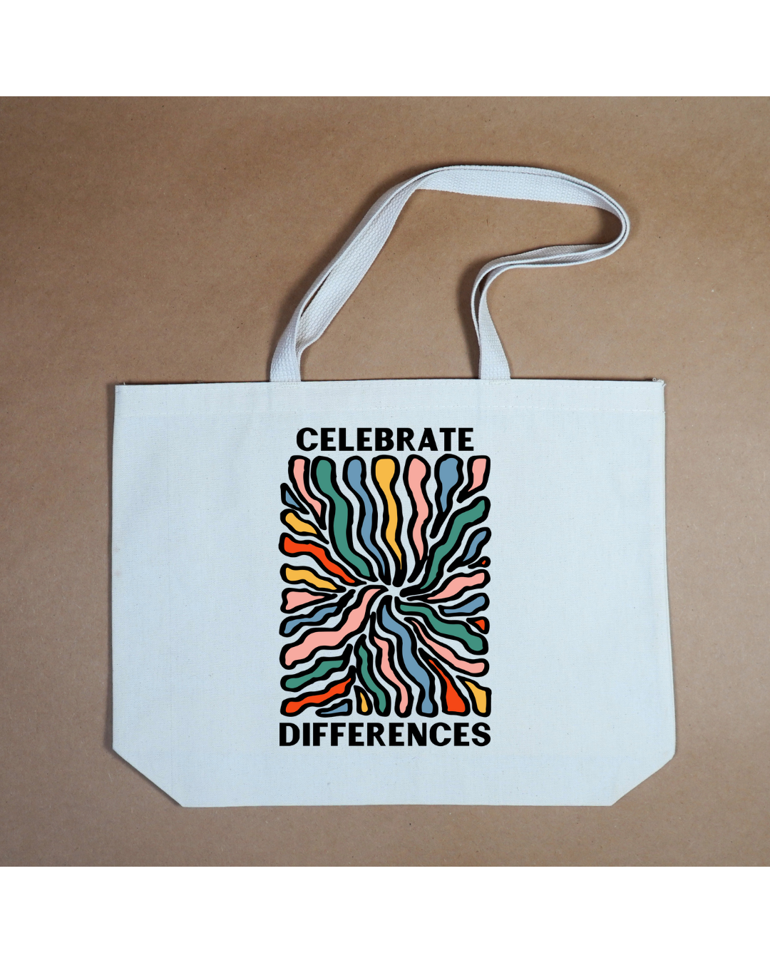 Celebrate Differences Canvas Tote Bag