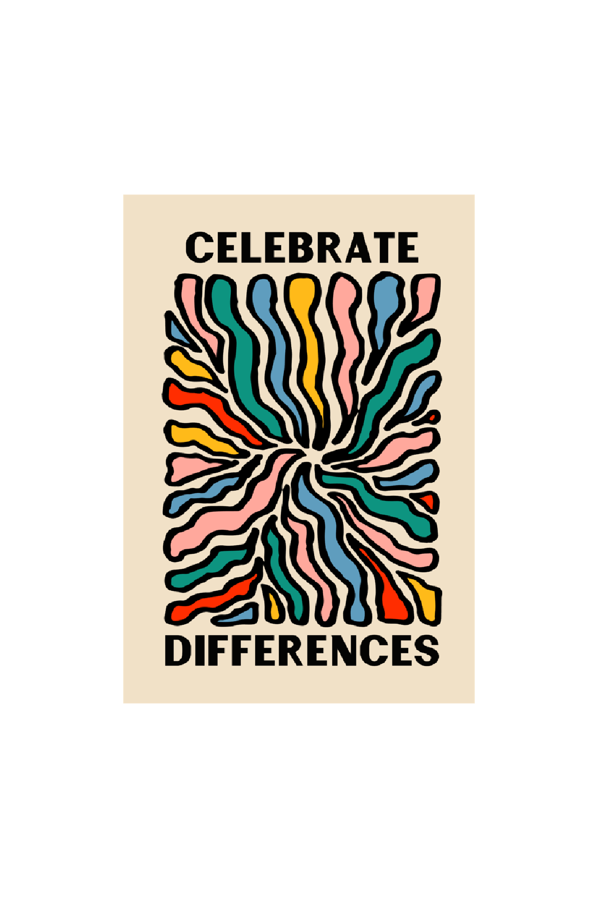 Celebrate Differences Sticker